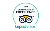 Trip Advisor Certificate of Excellence